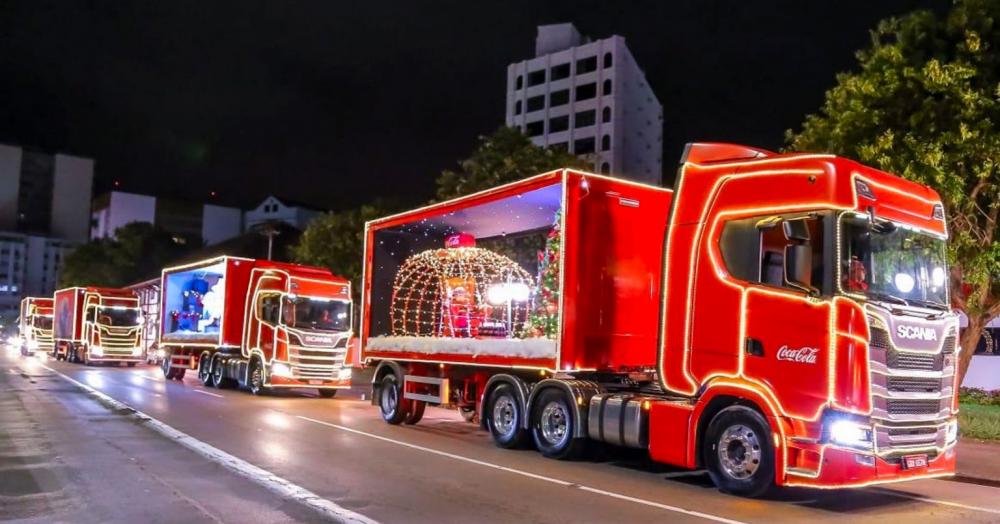 Caravana de Natal da Coca-Cola passará pelas ruas de Valparaíso no dia 18 de novembro